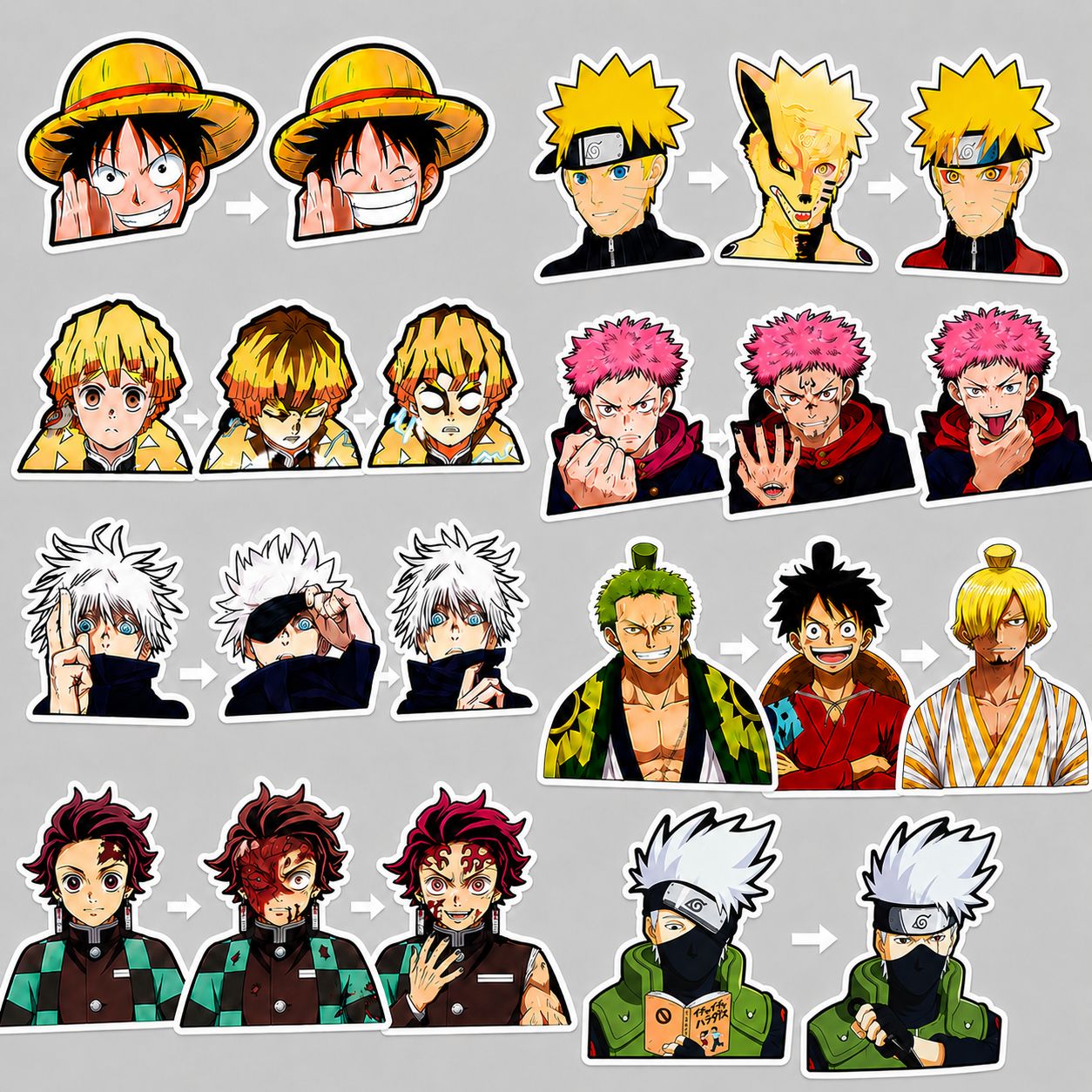 3D Stickers - ScandiAnime