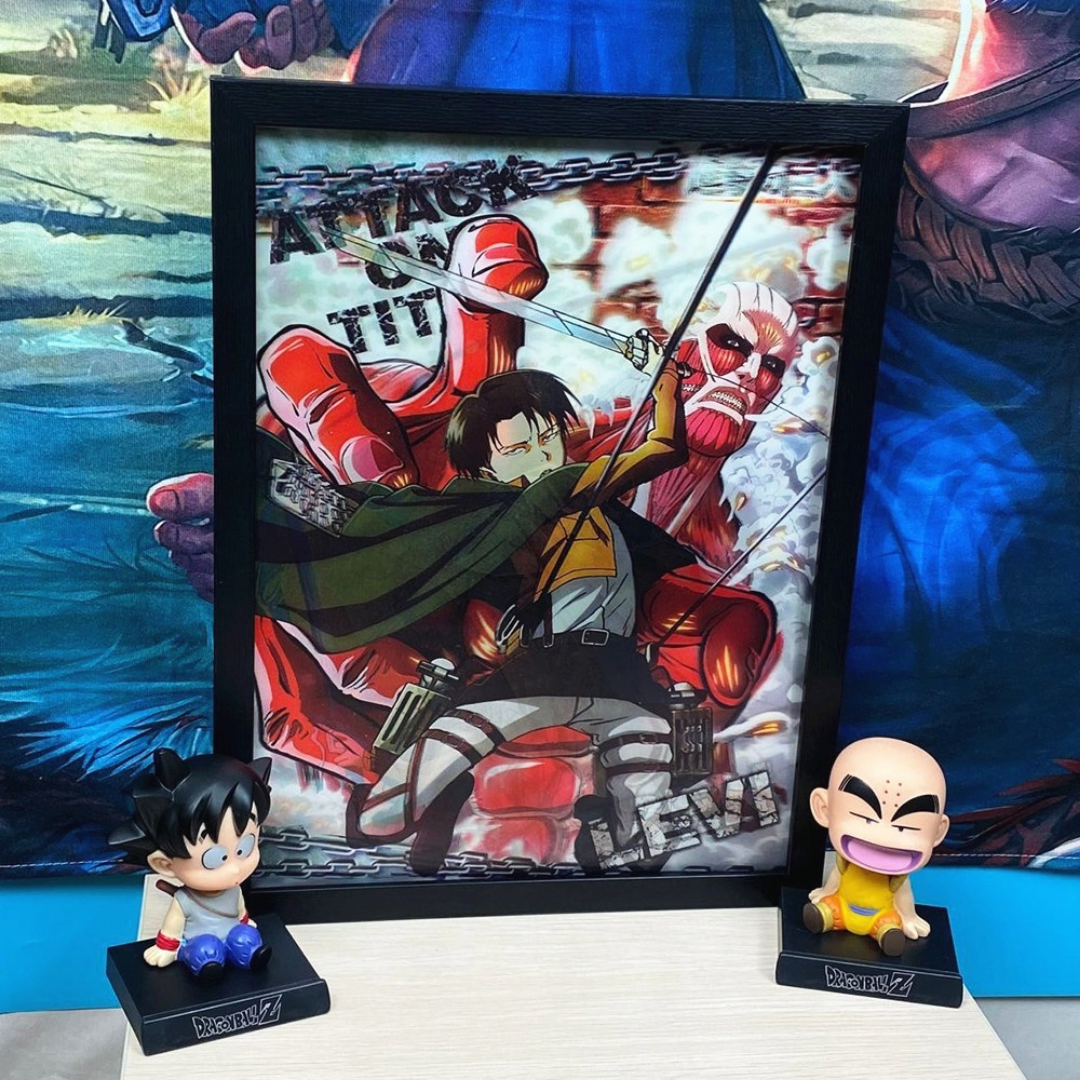 Attack on Titan 3D Poster