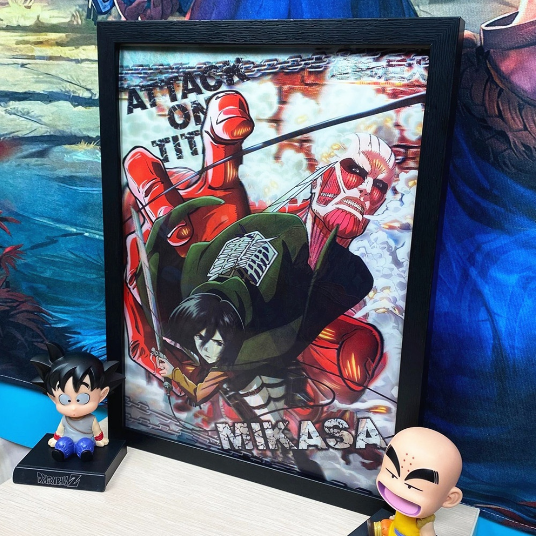 Attack on Titan 3D Poster