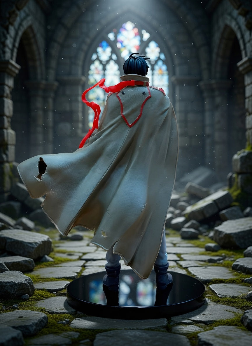 ScandiAnime Sung Jin-woo figure from the popular anime series, detailed collectible figure on display.