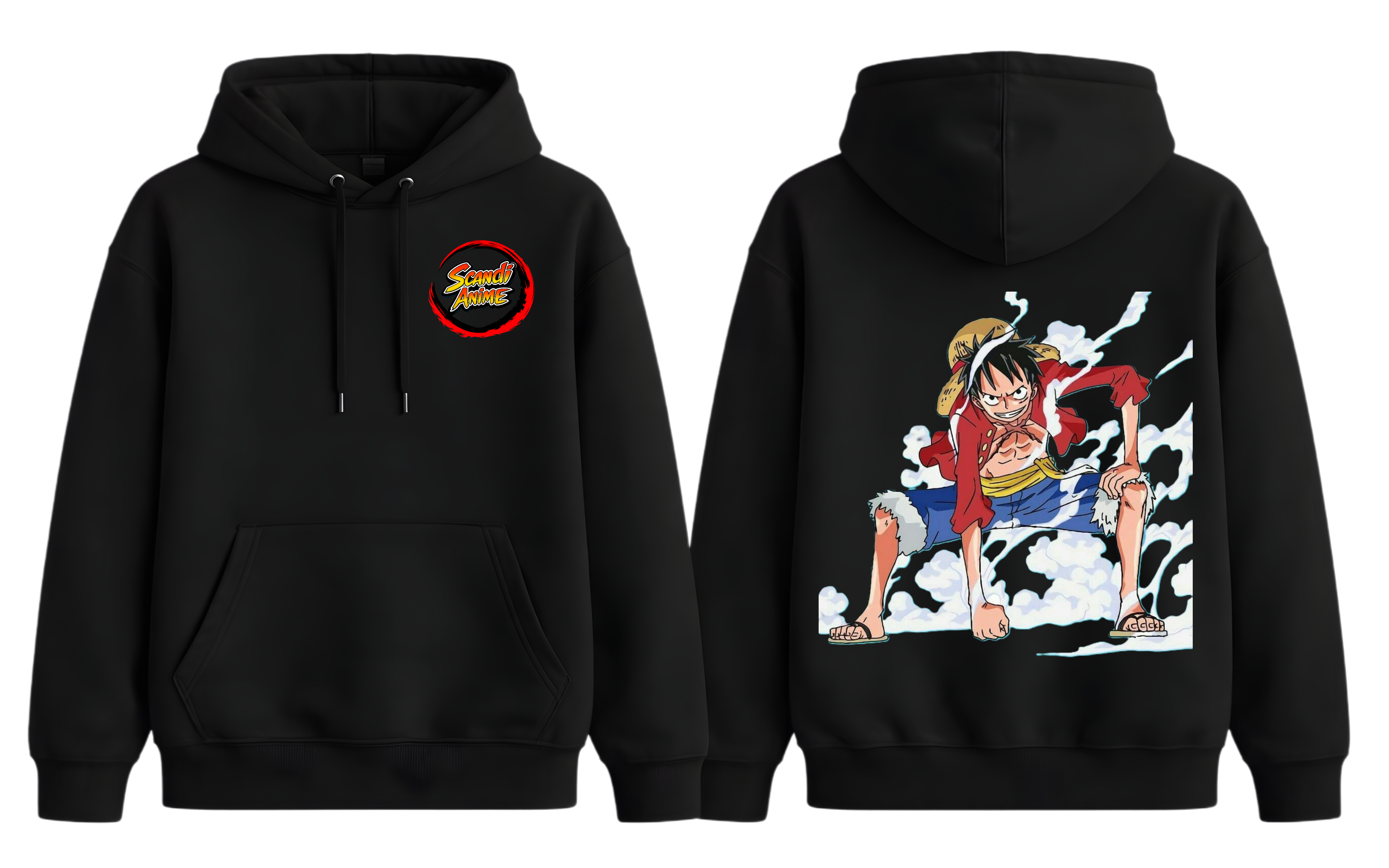 One Piece - Luffy Hoodie - ScandiAnime