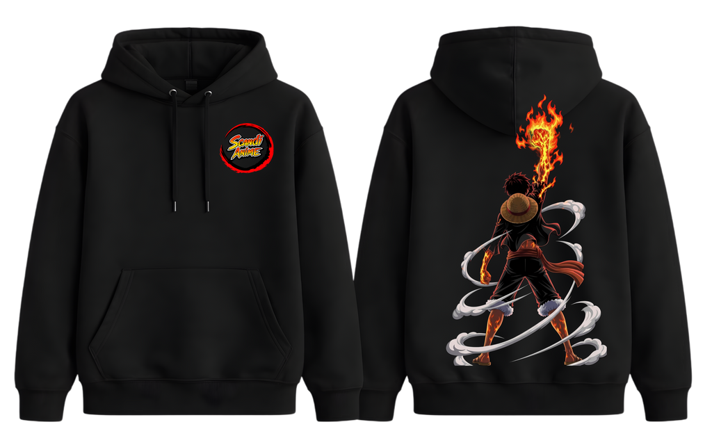 One Piece - Luffy Hoodie - ScandiAnime