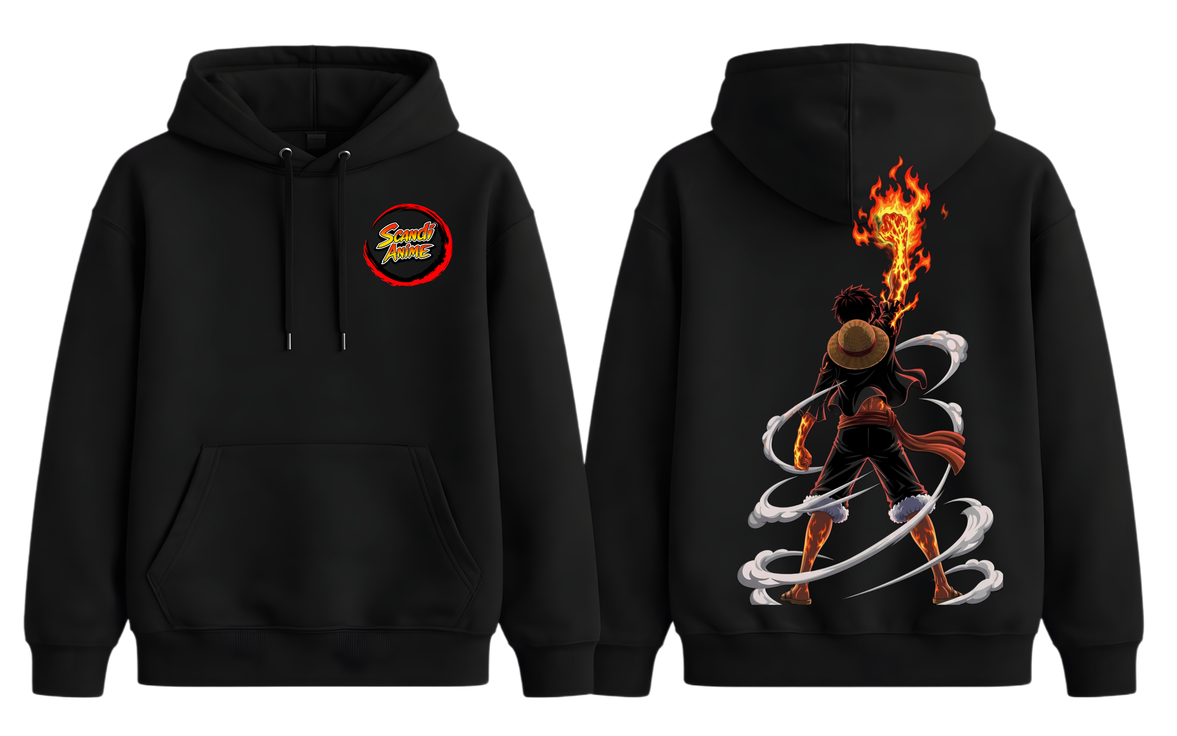 One Piece - Luffy Hoodie - ScandiAnime