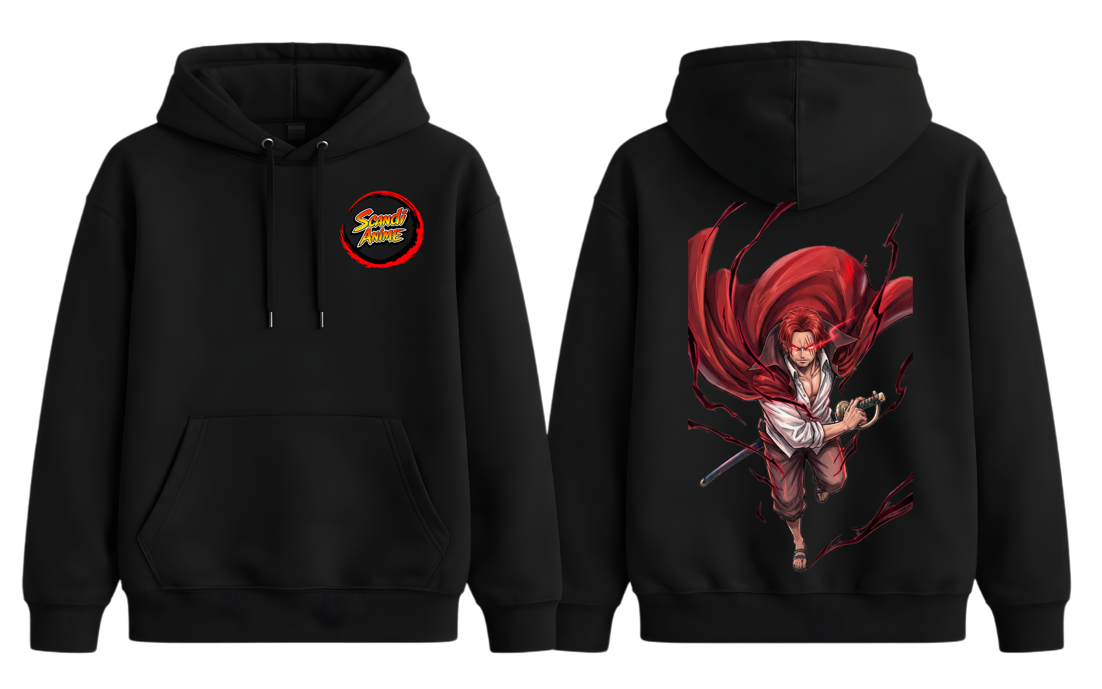 One Piece - Shanks Hoodie - ScandiAnime