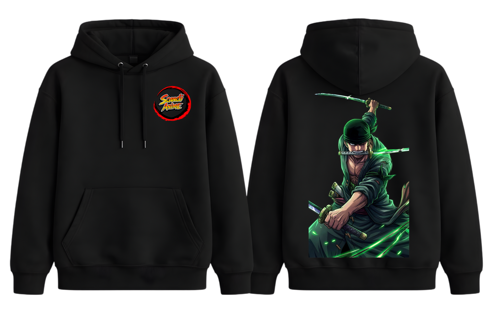 One Piece - Zoro Hoodie - ScandiAnime