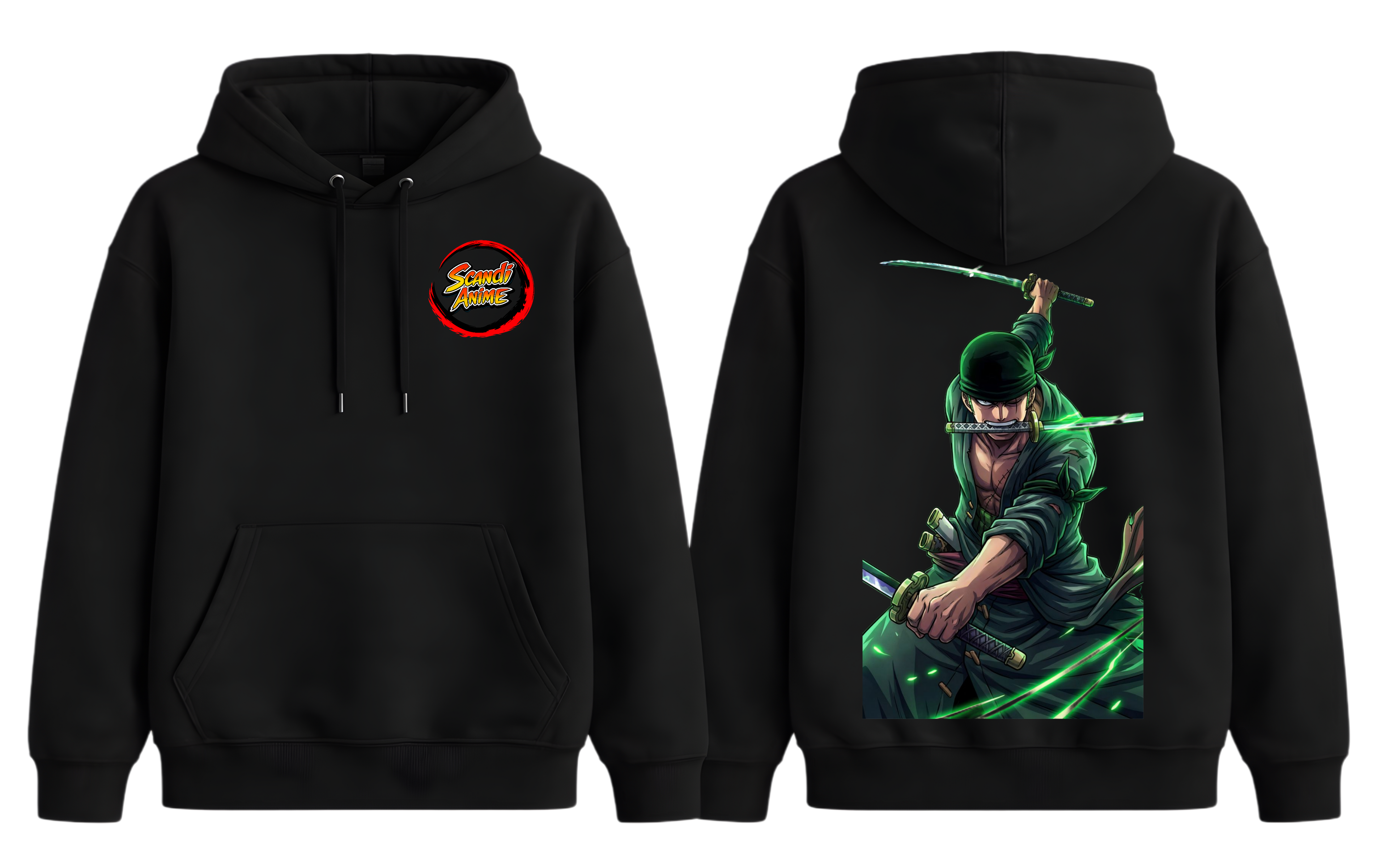One Piece - Zoro Hoodie - ScandiAnime