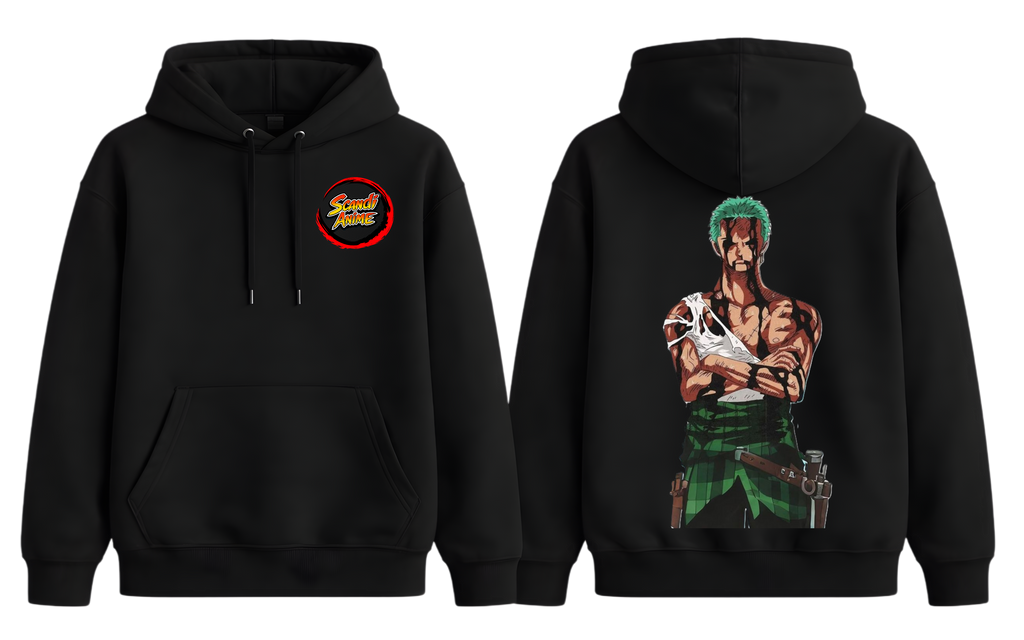 One Piece - Zoro Hoodie - ScandiAnime