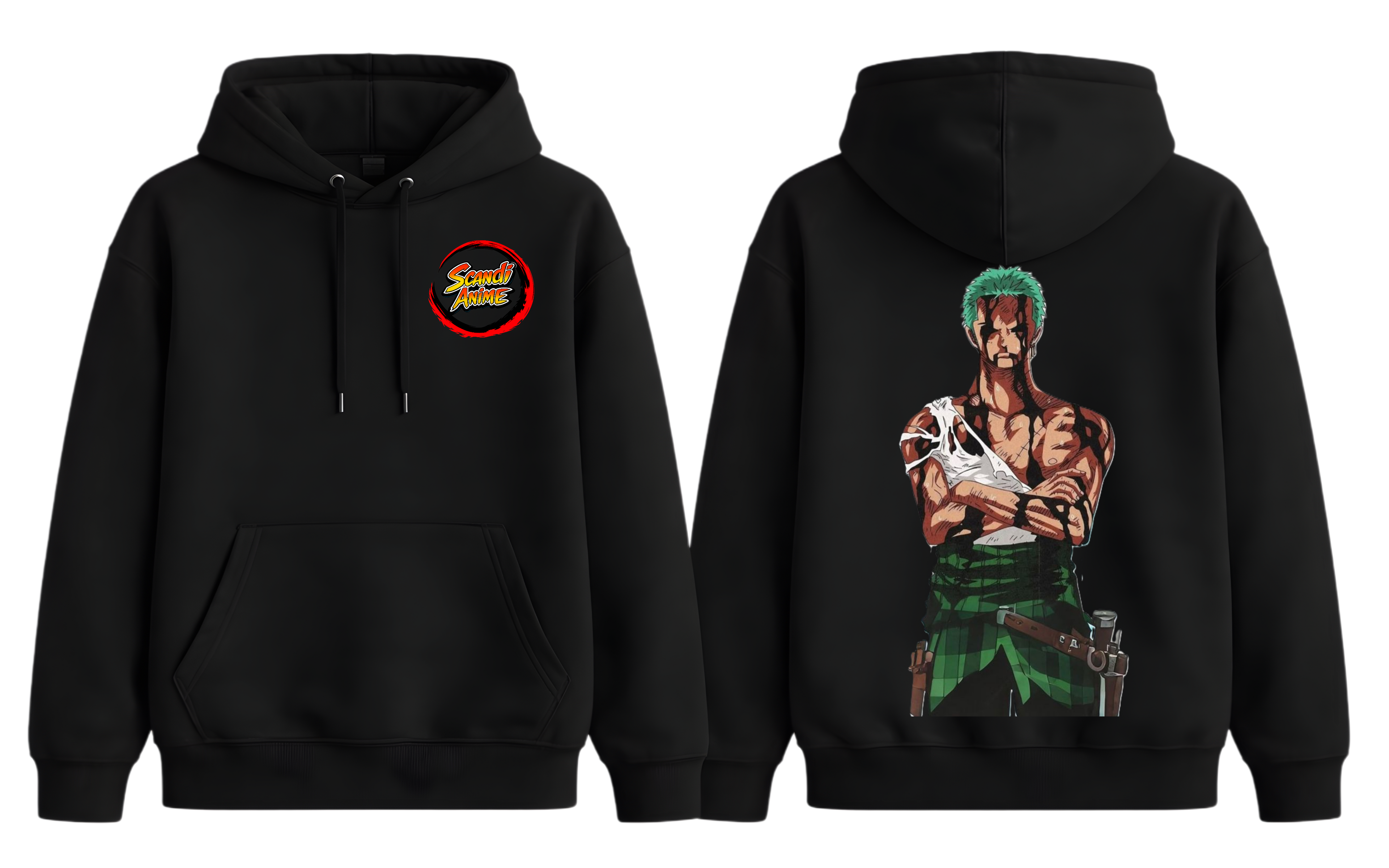 One Piece - Zoro Hoodie - ScandiAnime