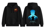 Black Gyomei hoodie from ScandiAnime, featuring a comfortable fit and stylish design, ideal for fans of the anime character.