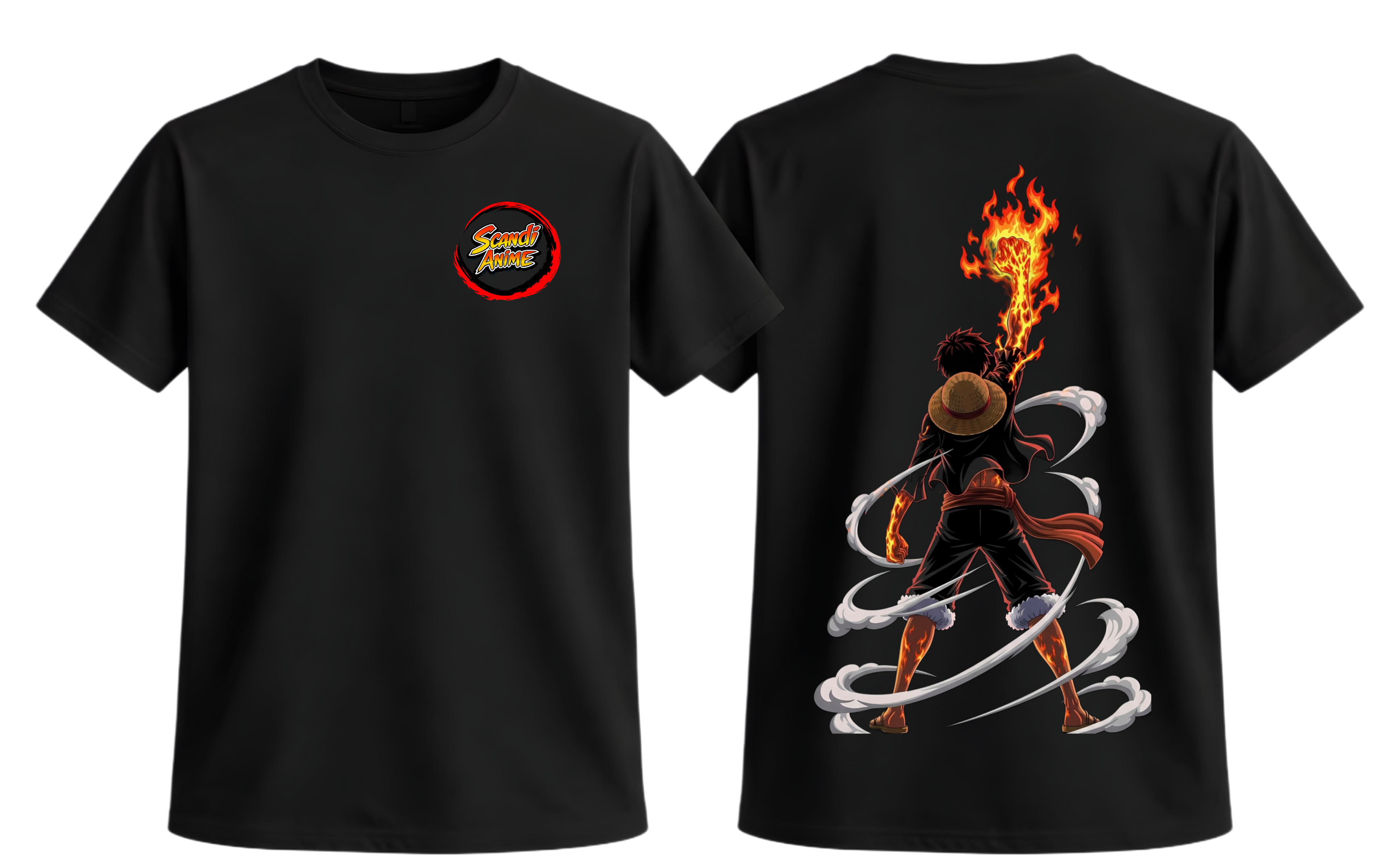 One Piece - Luffy T-Shirt - ScandiAnime