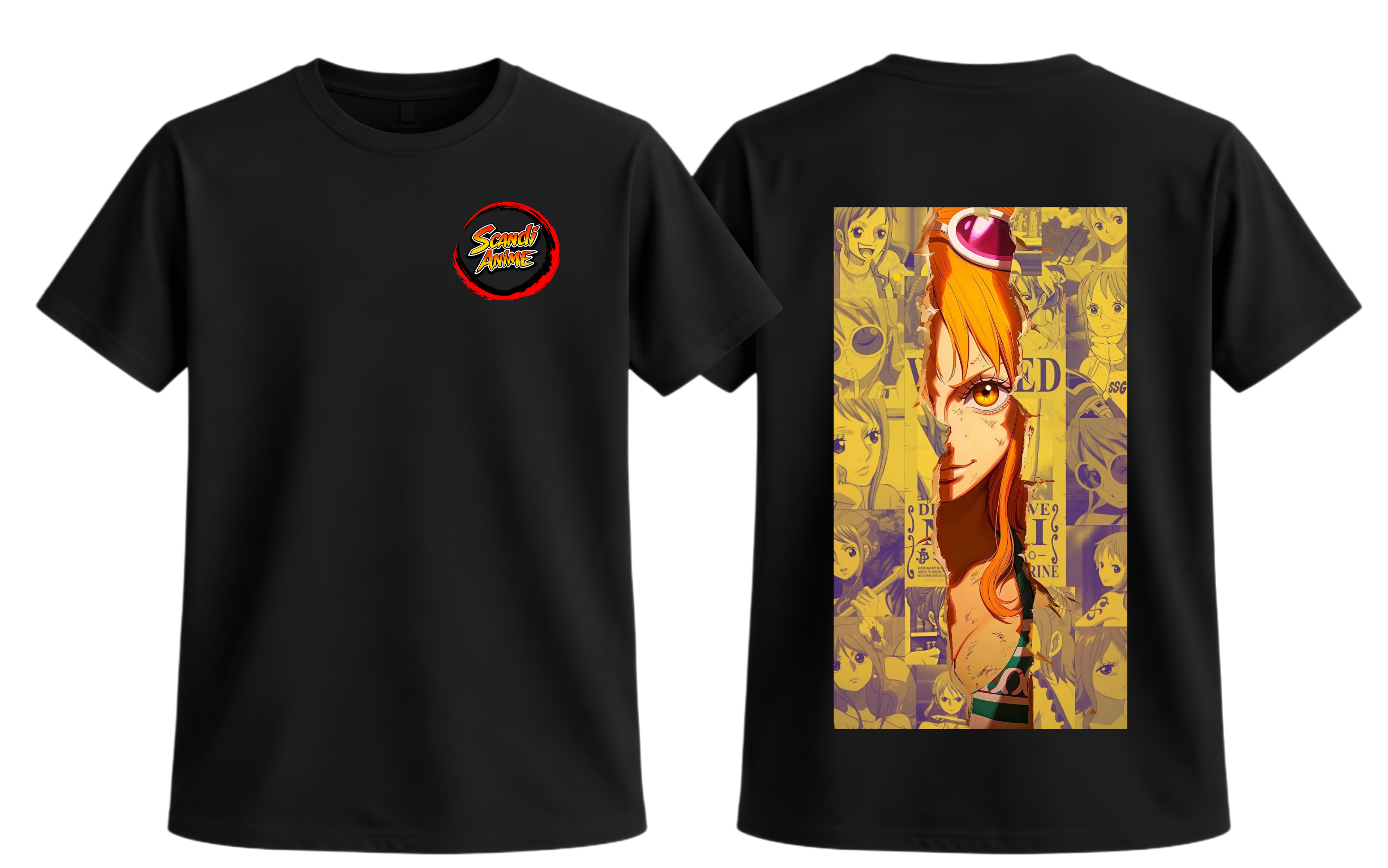 One Piece - Nami T-Shirt - ScandiAnime