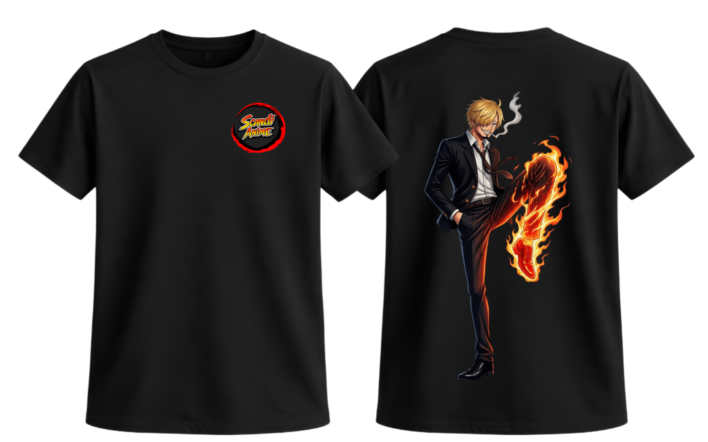 One Piece - Sanji T-Shirt - ScandiAnime