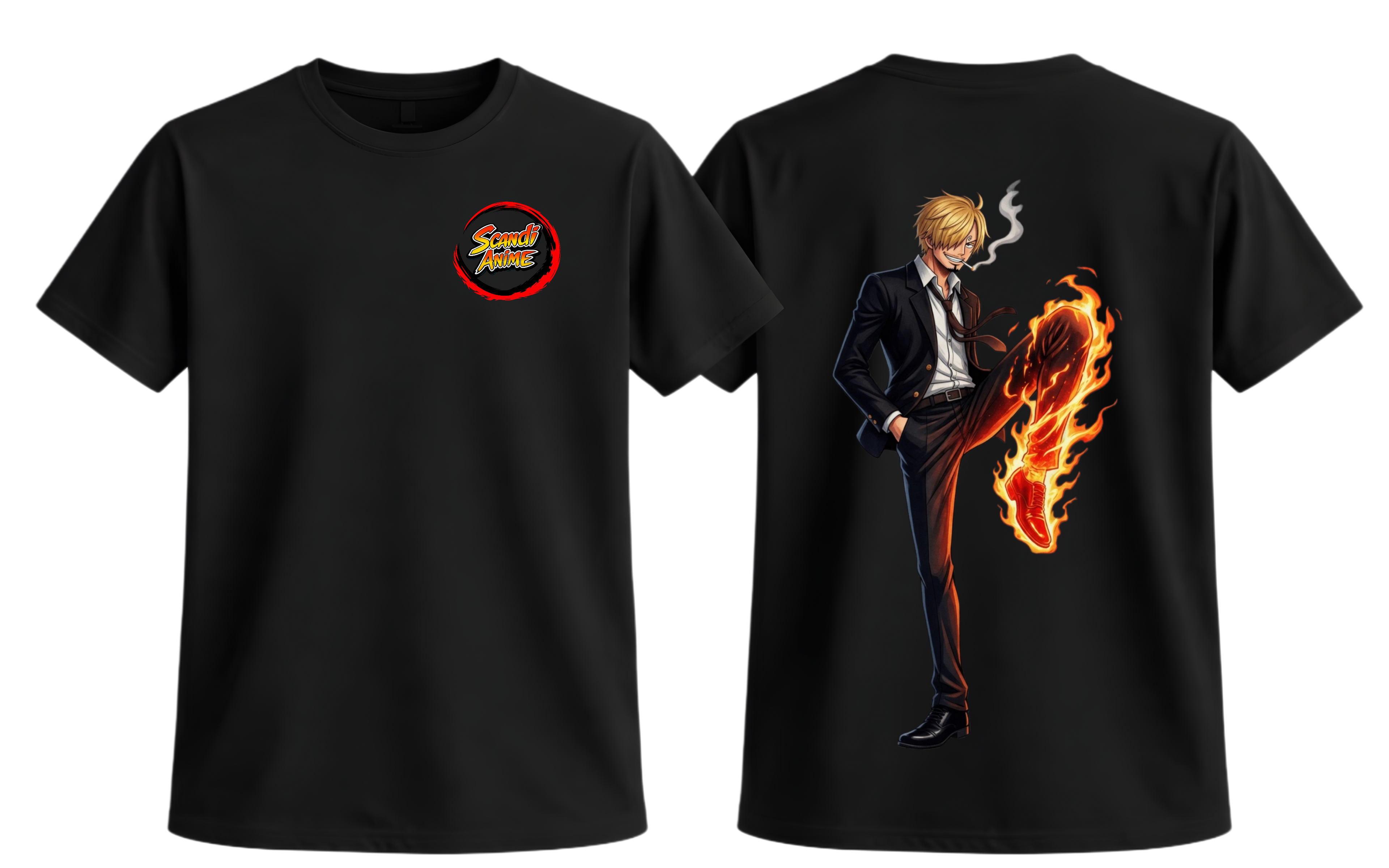 One Piece - Sanji T-Shirt - ScandiAnime