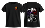 Black Sasuke and Itachi T-Shirt from ScandiAnime featuring graphic artwork of the Naruto characters on the front.