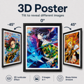 Demon Slayer - Tanjiro, Giyu and Rengoku 3D Poster - ScandiAnime