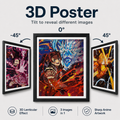 Demon Slayer - Tanjiro, Zenitsu and Nezuko 3D Poster - ScandiAnime