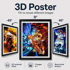Demon Slayer - Rengoku and Akaza 3D Poster - ScandiAnime