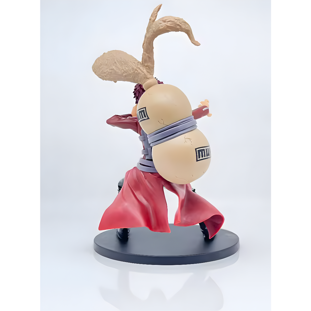 ScandiAnime Gaara figure from Naruto series, detailed collectible figure with sand gourd and distinctive character design.