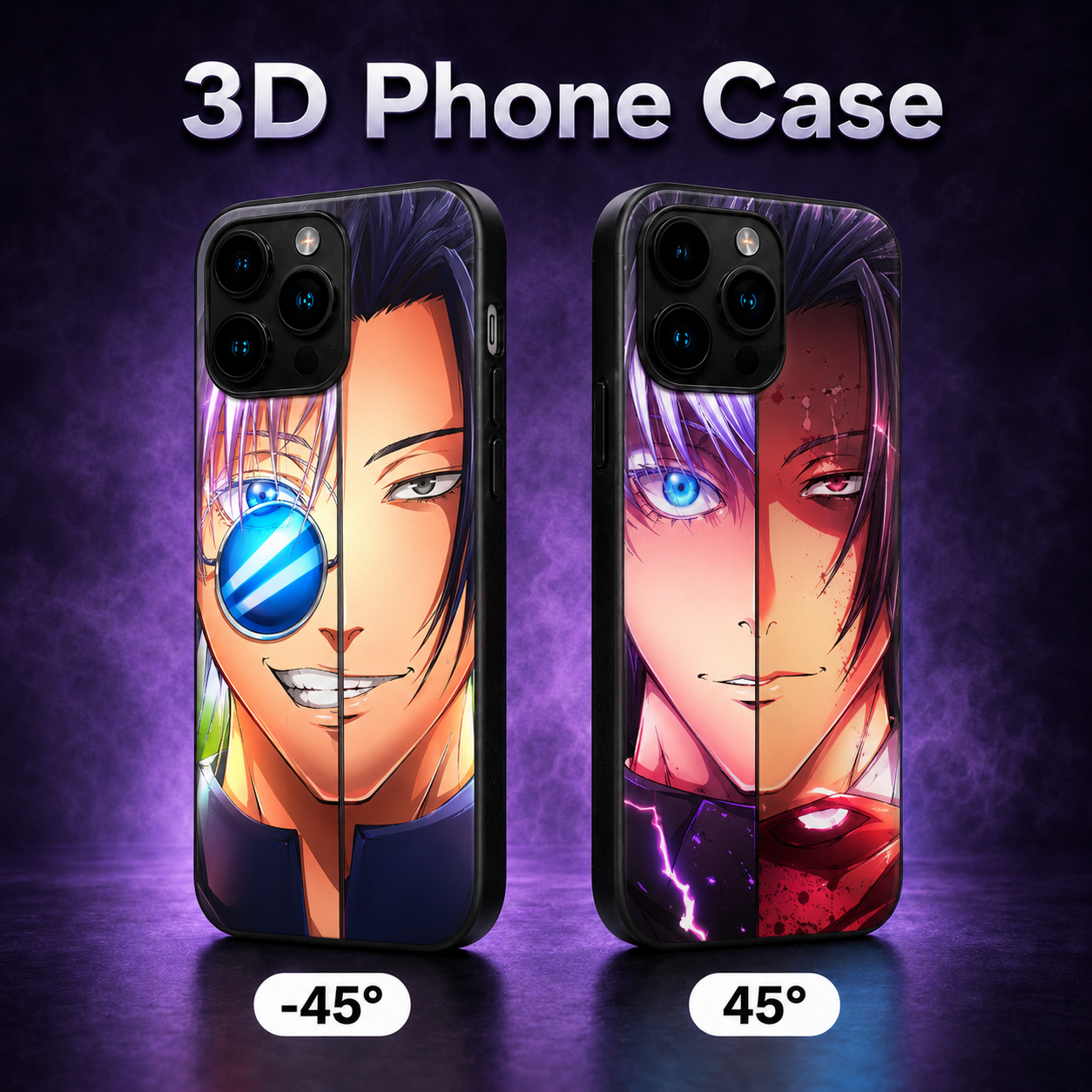 Jujutsu Kaisen - Gojo and Geto 3D Phone Case - ScandiAnime