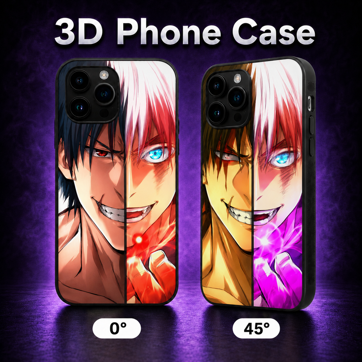 Jujutsu Kaisen - Gojo and Toji 3D Phone Case - ScandiAnime