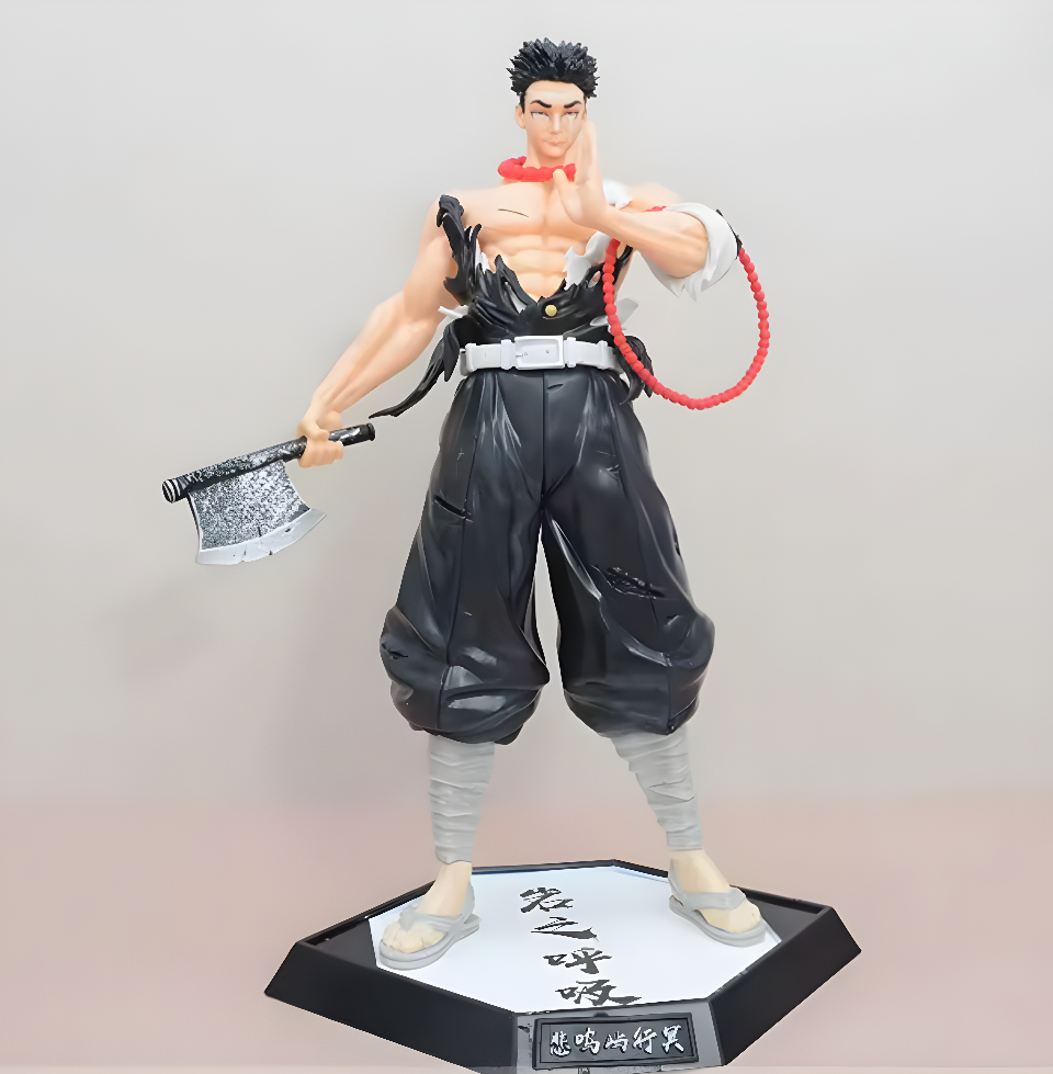 ScandiAnime Gyomei Himejima figure, detailed collectible figure from the Demon Slayer series, showcasing Gyomei in a dynamic pose.