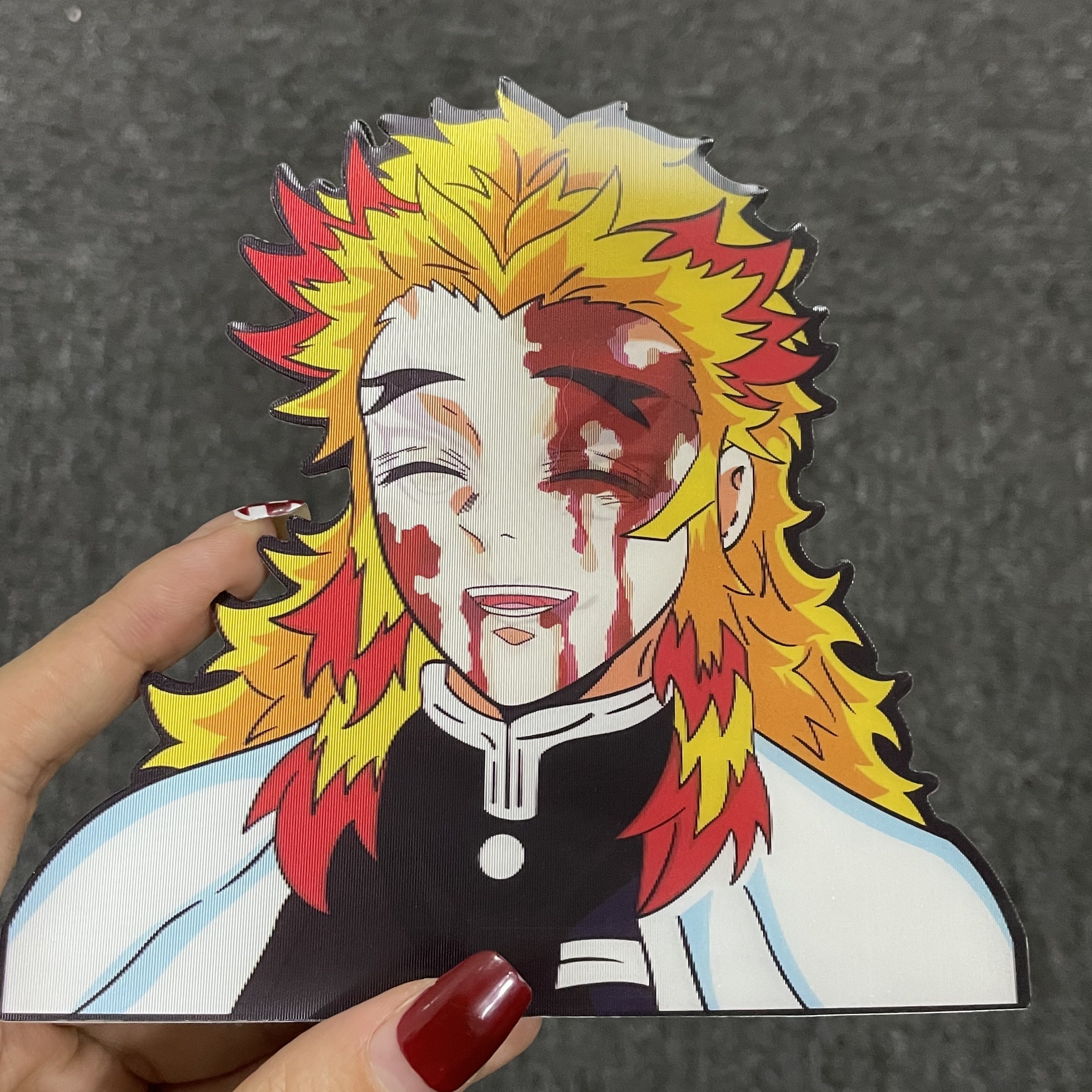 Demon Slayer - Rengoku 3D Stickers - ScandiAnime