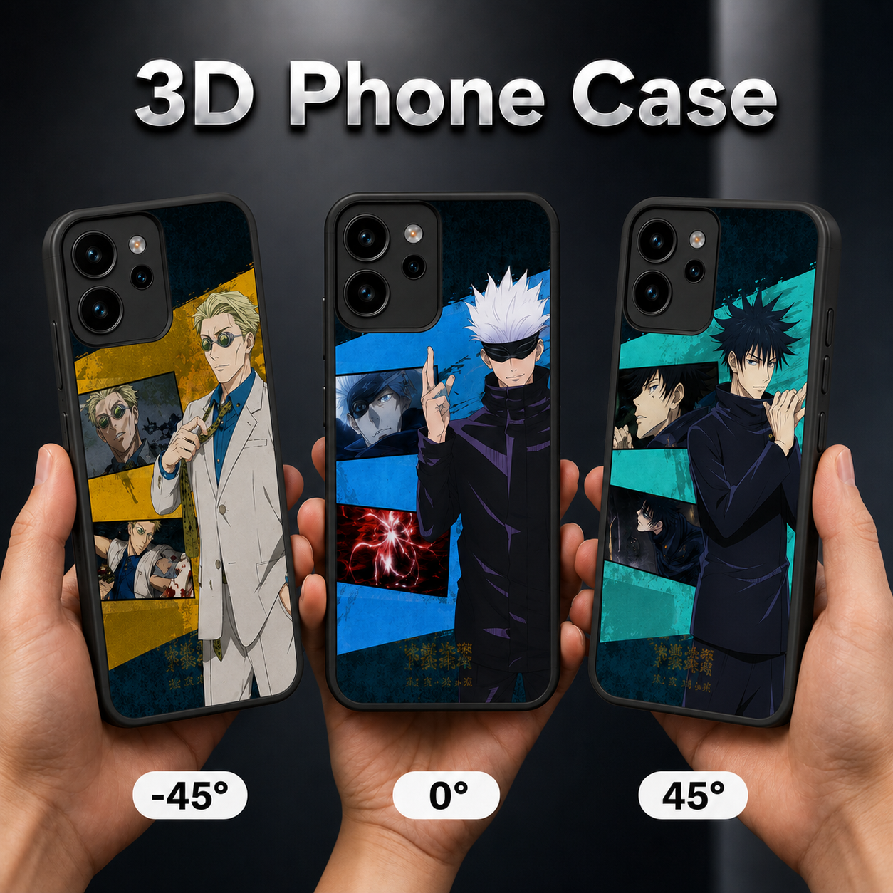 Jujutsu Kaisen 3D Phone Case - ScandiAnime