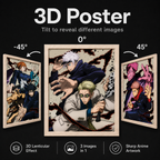 Jujutsu Kaisen 3D Poster - ScandiAnime