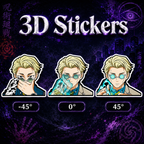 Jujutsu Kaisen - Nanami  3D Stickers - ScandiAnime