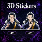 Jujutsu Kaisen - Geto 3D Stickers - ScandiAnime