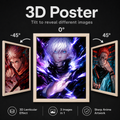 Jujutsu Kaisen - Yuji, Gojo and Sukuna 3D Posters - ScandiAnime