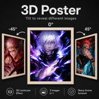 Jujutsu Kaisen - Yuji, Gojo and Sukuna 3D Posters - ScandiAnime
