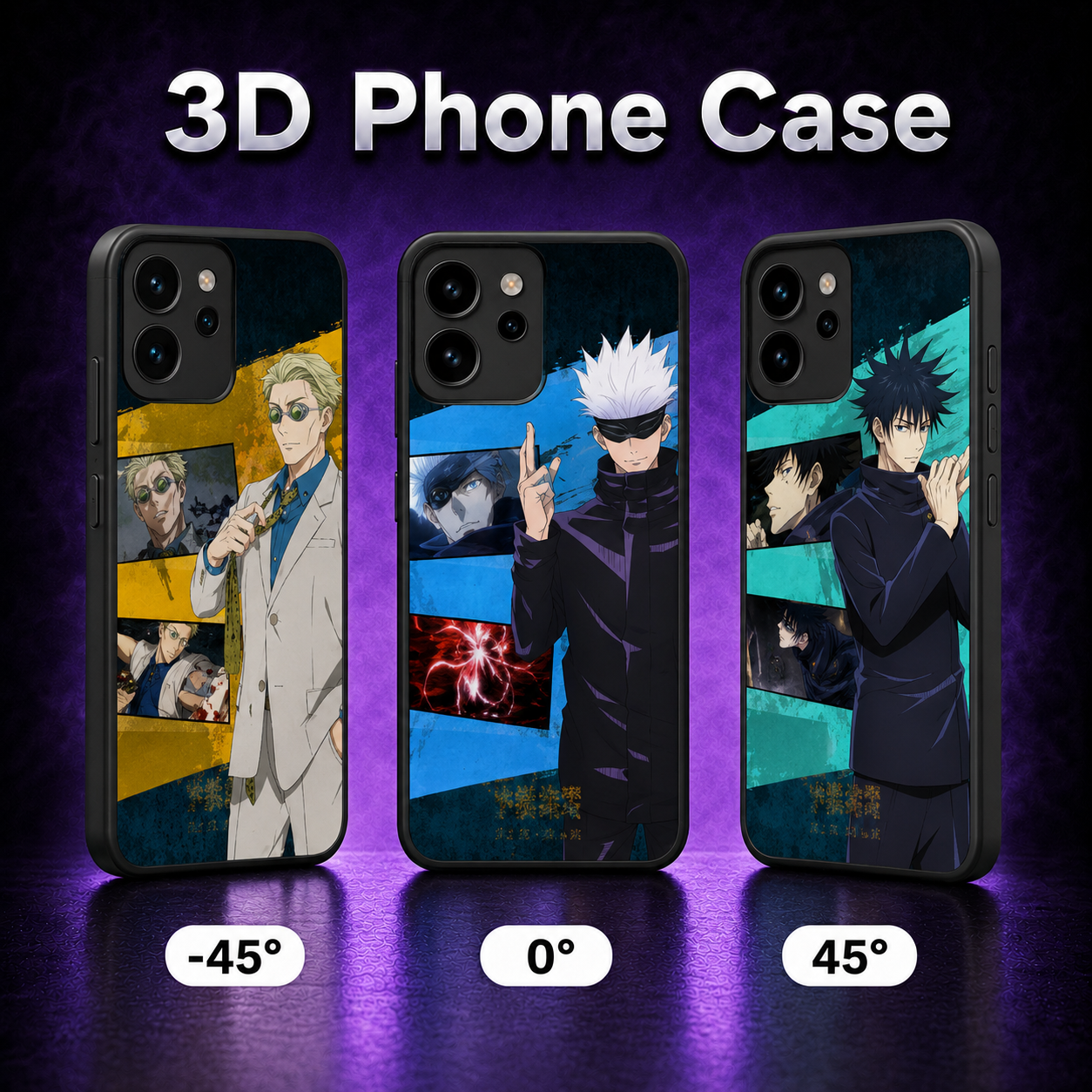 Jujutsu Kaisen 3D Phone Case - ScandiAnime