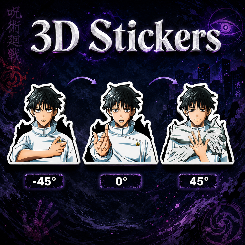 Jujutsu Kaisen -  Yuta 3D Stickers - ScandiAnime