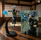 ScandiAnime Kakashi figure from Naruto series, detailed collectible anime figure with Kakashi Hatake's signature outfit and pose.
