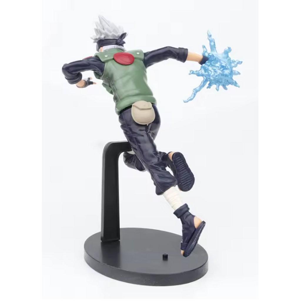 ScandiAnime Kakashi figure from the Naruto series, detailed collectible figurine with Kakashi's signature pose and attire.