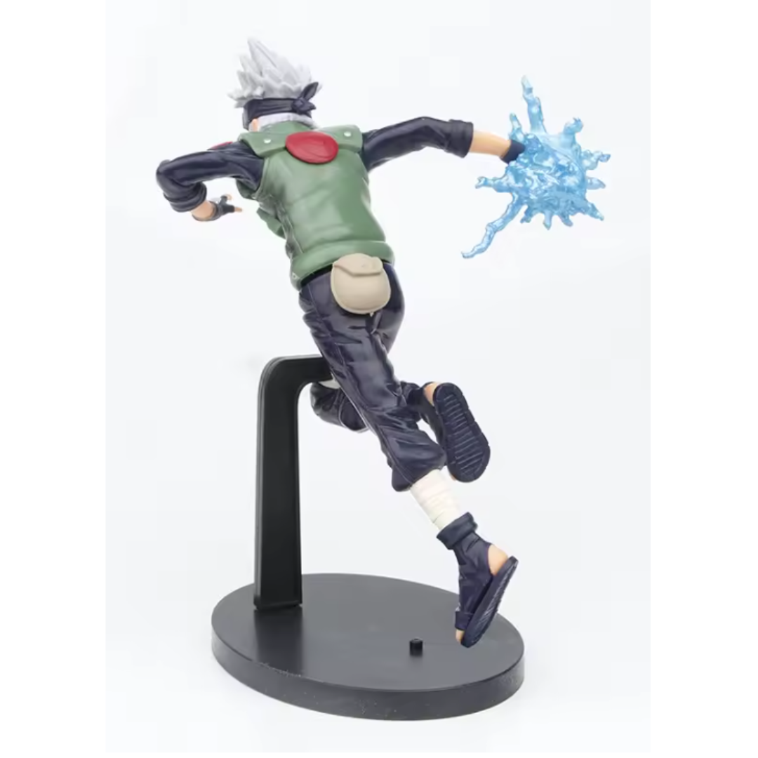 ScandiAnime Kakashi figure from the Naruto series, detailed collectible figurine with Kakashi's signature pose and attire.