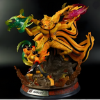 ScandiAnime Naruto and Kuruma figures, detailed collectible figures of Naruto Uzumaki and Kuruma from the popular anime series.