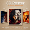 Naruto, Sasuke and Madara 3D Poster - ScandiAnime