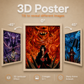 Naruto - Susano Madara, Itachi and Sasuke 3D Poster - ScandiAnime
