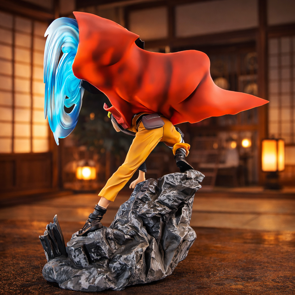 ScandiAnime Naruto Sage Mode figure displaying Naruto in Sage Mode with detailed costume and dynamic pose.
