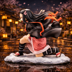 ScandiAnime Nezuko figure from the Figures collection, featuring detailed design and vibrant colors, displayed against a neutral background.