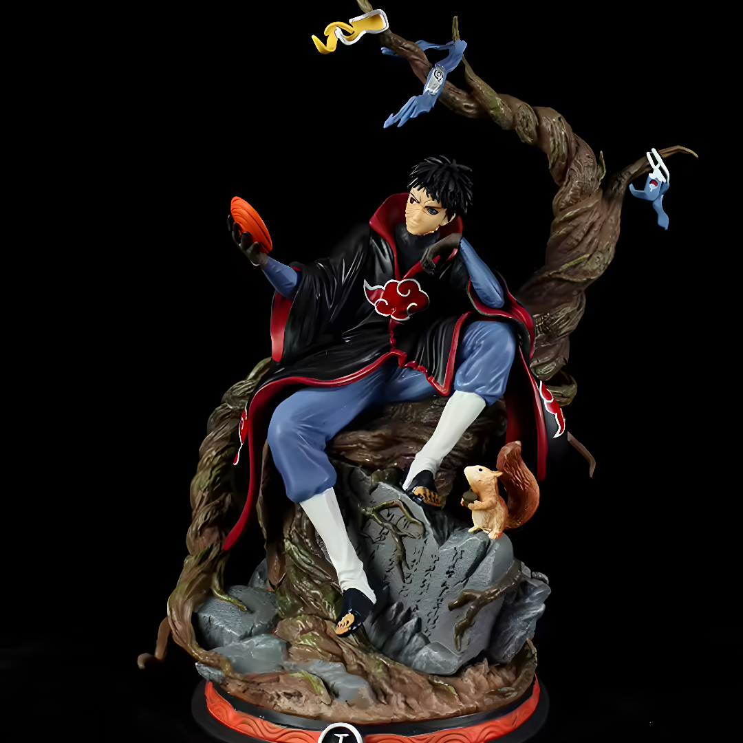 ScandiAnime Obito figure from the Naruto series, detailed collectible anime figure with vibrant colors and dynamic pose.