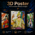 One Piece - Luffy, Zoro and Sanji 3D Poster - ScandiAnime