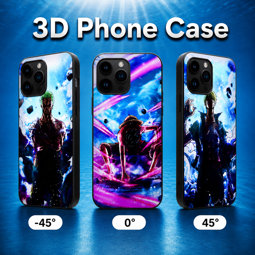One Piece - Zoro, Luffy and Sanji 3D Phone Case - ScandiAnime