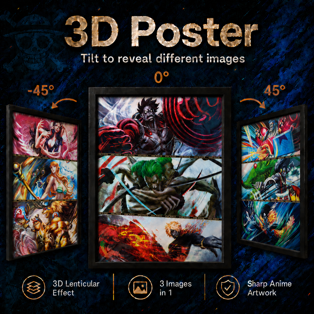 One Piece 3D Poster - ScandiAnime