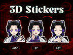 Demon Slayer - Shinobu 3D Stickers - ScandiAnime