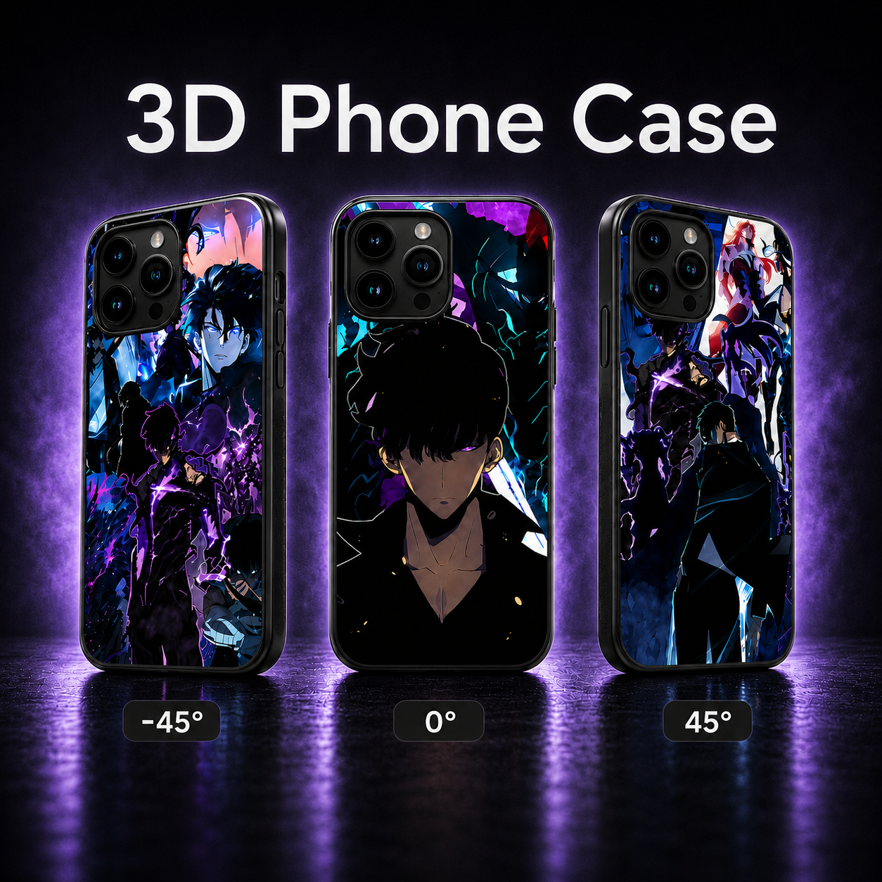 Solo Leveling 3D Phone Case - ScandiAnime