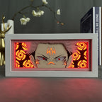 Ryomen Sukuna Aura Lamp by ScandiAnime featuring a detailed Sukuna character design illuminated as an aura lamp.