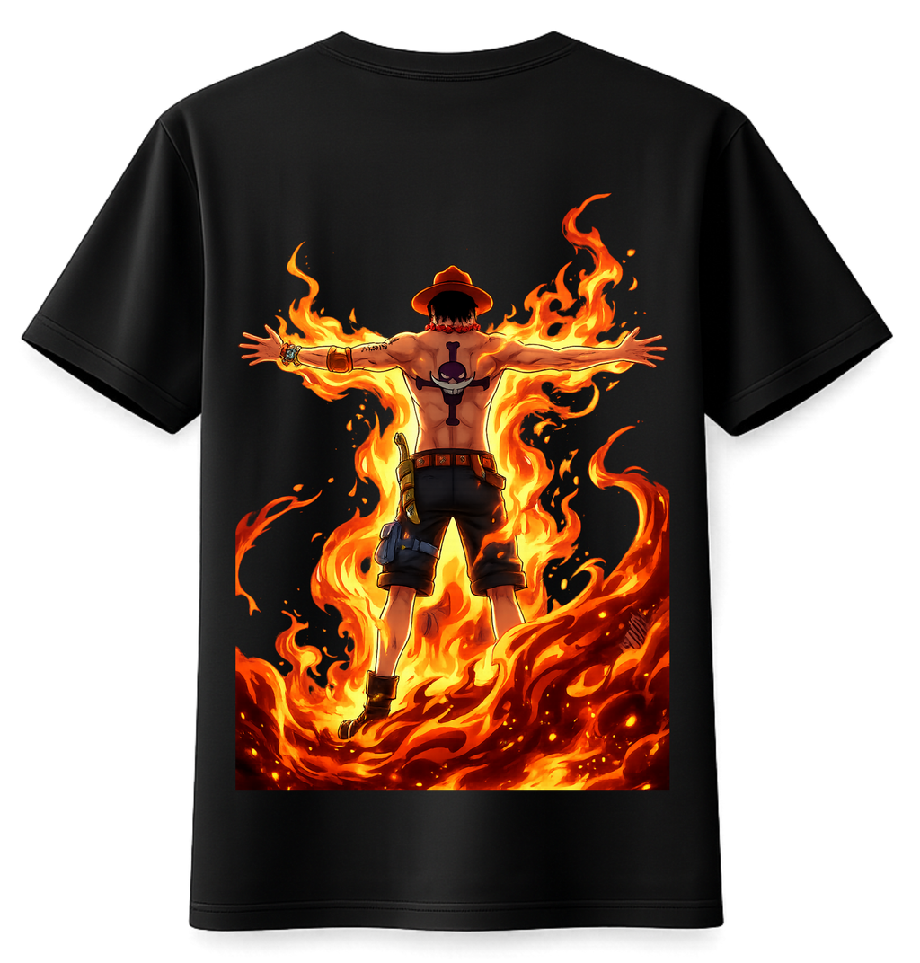 One Piece - Ace T-Shirt - ScandiAnime